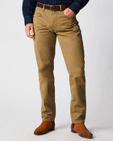Men 5 Pocket Pant Moss Green | Billy Reid Bottoms
