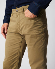 Men 5 Pocket Pant Moss Green | Billy Reid Bottoms