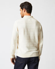 Men American Rugby Sweater Polo Tinted White | Billy Reid Polos, Tees & Henleys