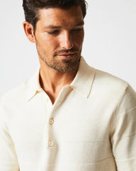 Men American Rugby Sweater Polo Tinted White | Billy Reid Polos, Tees & Henleys