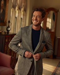 Men Archie Jacket Black/white | Billy Reid Suiting