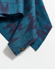 Men Barn Quilt Bandana Blue | Billy Reid Accessories