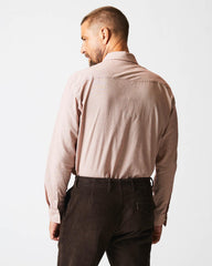 Men Basket Check Western Shirt Natural/red | Billy Reid Shirting