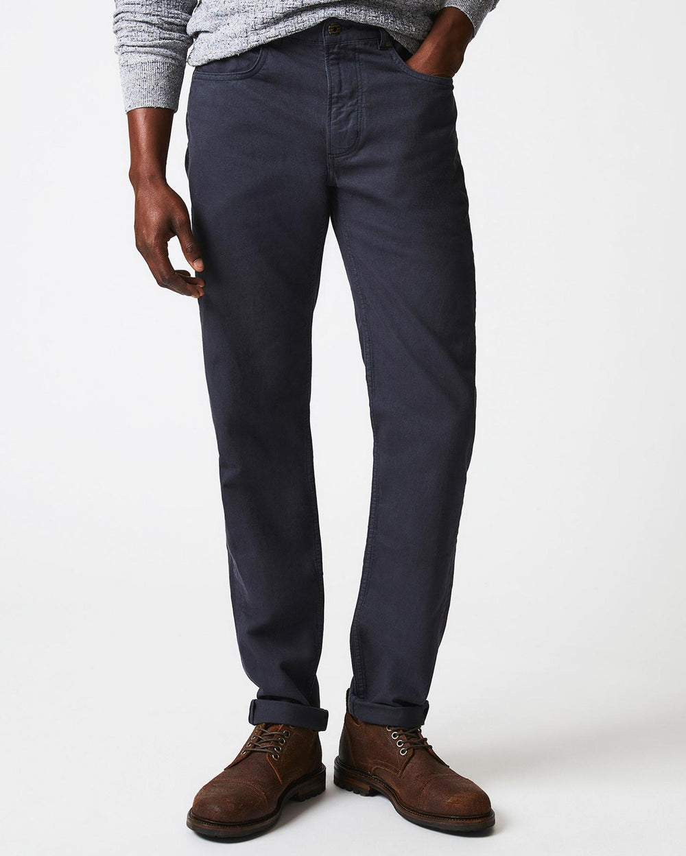 Men Bedford 5 Pocket Pant Navy | Billy Reid Bottoms