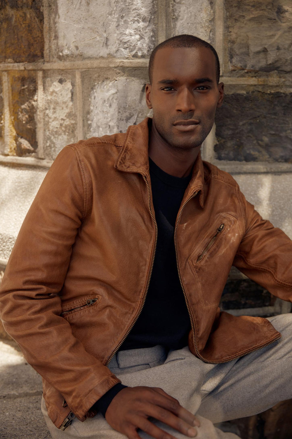 Men Blake Jacket Saddle | Billy Reid Jackets & Outerwear