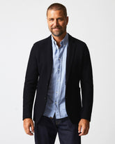 Men Boiled Wool Sport Coat Black | Billy Reid Suiting