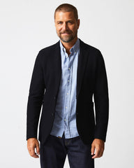 Men Boiled Wool Sport Coat Black | Billy Reid Suiting