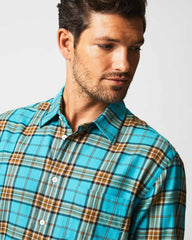 Men Bold Plaid Tuscumbia Shirt Slate/multi | Billy Reid Shirting