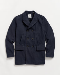 Men Canvas Bond Peacoat Navy | Billy Reid Jackets & Outerwear