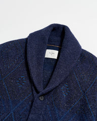 Men Chevron Ranch Cardigan Navy | Billy Reid Sweaters & Sweatshirts