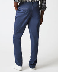 Men Chino Pant Carbon Blue | Billy Reid Bottoms