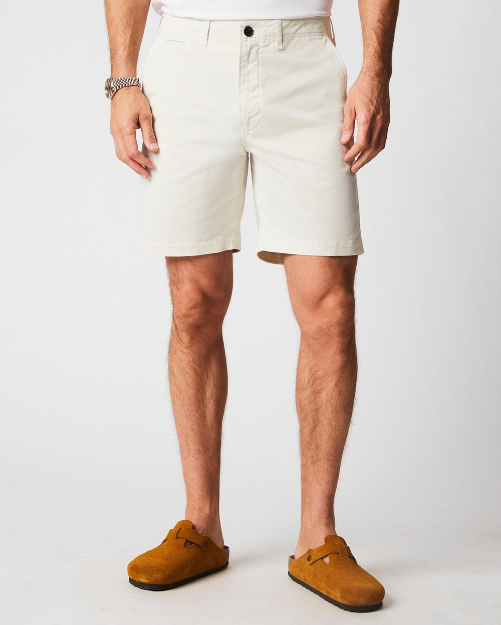 Men Chino Short Eggshell | Billy Reid Bottoms