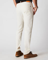 Men Cotton Linen 5 Pocket Pant Eggshell | Billy Reid Bottoms