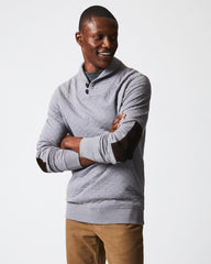 Men Diamond Quilt Shawl Medium Grey | Billy Reid Sweaters & Sweatshirts