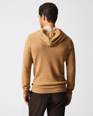 Men Double Knit Hoodie Sweater Camel | Billy Reid Sweaters & Sweatshirts