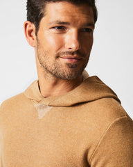 Men Double Knit Hoodie Sweater Camel | Billy Reid Sweaters & Sweatshirts