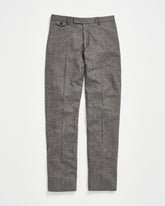 Men Flat Front Trouser Charcoal Grey | Billy Reid Suiting
