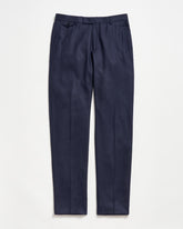 Men Flat Front Trouser Dark Navy | Billy Reid Suiting