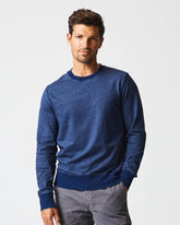 Men Indigo Terry Sweatshirt Dark Indigo | Billy Reid Sweaters & Sweatshirts