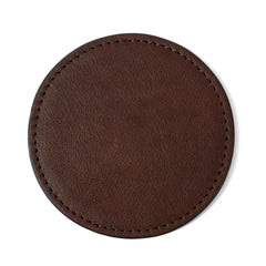 Men Leather Coaster Set Seven Hills Chocolate | Billy Reid Accessories