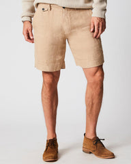 Men Linen Moore Short Khaki | Billy Reid Bottoms
