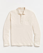 Men Long Sleeve Pensacola Polo Tinted White | Billy Reid Polos, Tees & Henleys