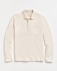 Men Long Sleeve Pensacola Polo Tinted White | Billy Reid Polos, Tees & Henleys