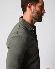 Men Long Sleeve Pensacola Polo Washed Grey | Billy Reid Polos, Tees & Henleys