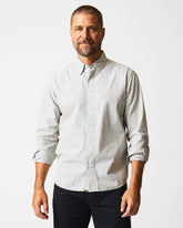 Men Melange Check Tuscumbia Shirt Light Gray/yellow | Billy Reid Shirting