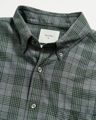 Men Melange Plaid Tuscumbia Shirt Bd Charcoal/green | Billy Reid Shirting