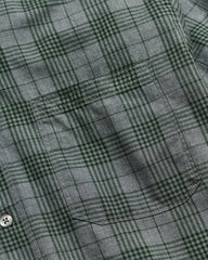 Men Melange Plaid Tuscumbia Shirt Bd Charcoal/green | Billy Reid Shirting