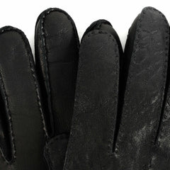 Men Mens Leather Gloves Black | Billy Reid Accessories