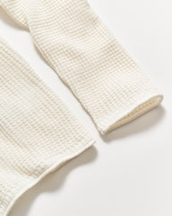 Men Mini Waffle Crew White | Billy Reid Sweaters & Sweatshirts