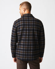 Men Mo Shirt Jacket Olive/multi | Billy Reid Jackets & Outerwear