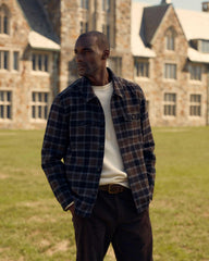 Men Mo Shirt Jacket Olive/multi | Billy Reid Jackets & Outerwear