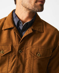 Men Moleskin Tupelo Trucker Jacket Tobacco | Billy Reid Jackets & Outerwear