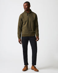 Men Mouline Shawl Pullover Olive | Billy Reid Sweaters & Sweatshirts