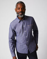 Men Msl 1-Pocket Shirt Blue | Billy Reid Shirting