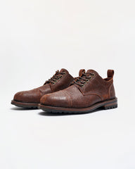 Men Oak Street X Billy Reid Cap-Toe Trench Oxford Chocolate | Billy Reid Footwear