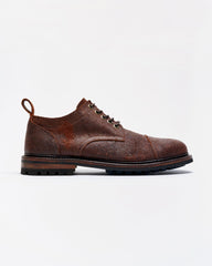 Men Oak Street X Billy Reid Cap-Toe Trench Oxford Chocolate | Billy Reid Footwear