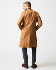 Men Officers Coat Camel | Billy Reid Jackets & Outerwear