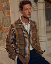 Men Ombre Selvedge Camp Overshirt Multi | Billy Reid Shirting