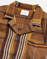 Men Ombre Selvedge Camp Overshirt Multi | Billy Reid Shirting