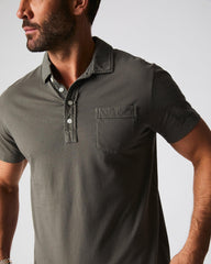 Men Pensacola Polo Washed Grey | Billy Reid Polos, Tees & Henleys