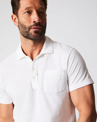 Men Pensacola Polo White | Billy Reid Polos, Tees & Henleys