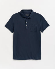 Men Pique Pensacola Polo Carbon Blue | Billy Reid Polos, Tees & Henleys