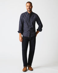 Men Plaid Tuscumbia Shirt Bd Black/grey | Billy Reid Shirting