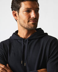 Men Practice Hoodie Black | Billy Reid Sweaters & Sweatshirts