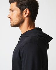 Men Practice Hoodie Black | Billy Reid Sweaters & Sweatshirts