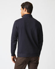 Men Quilted Half Zip Dark Navy | Billy Reid Sweaters & Sweatshirts